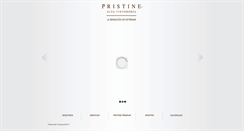 Desktop Screenshot of pristine.com.mx