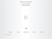 Tablet Screenshot of pristine.com.mx